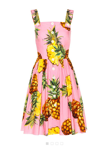 Dolcegabbana Pineaappledress